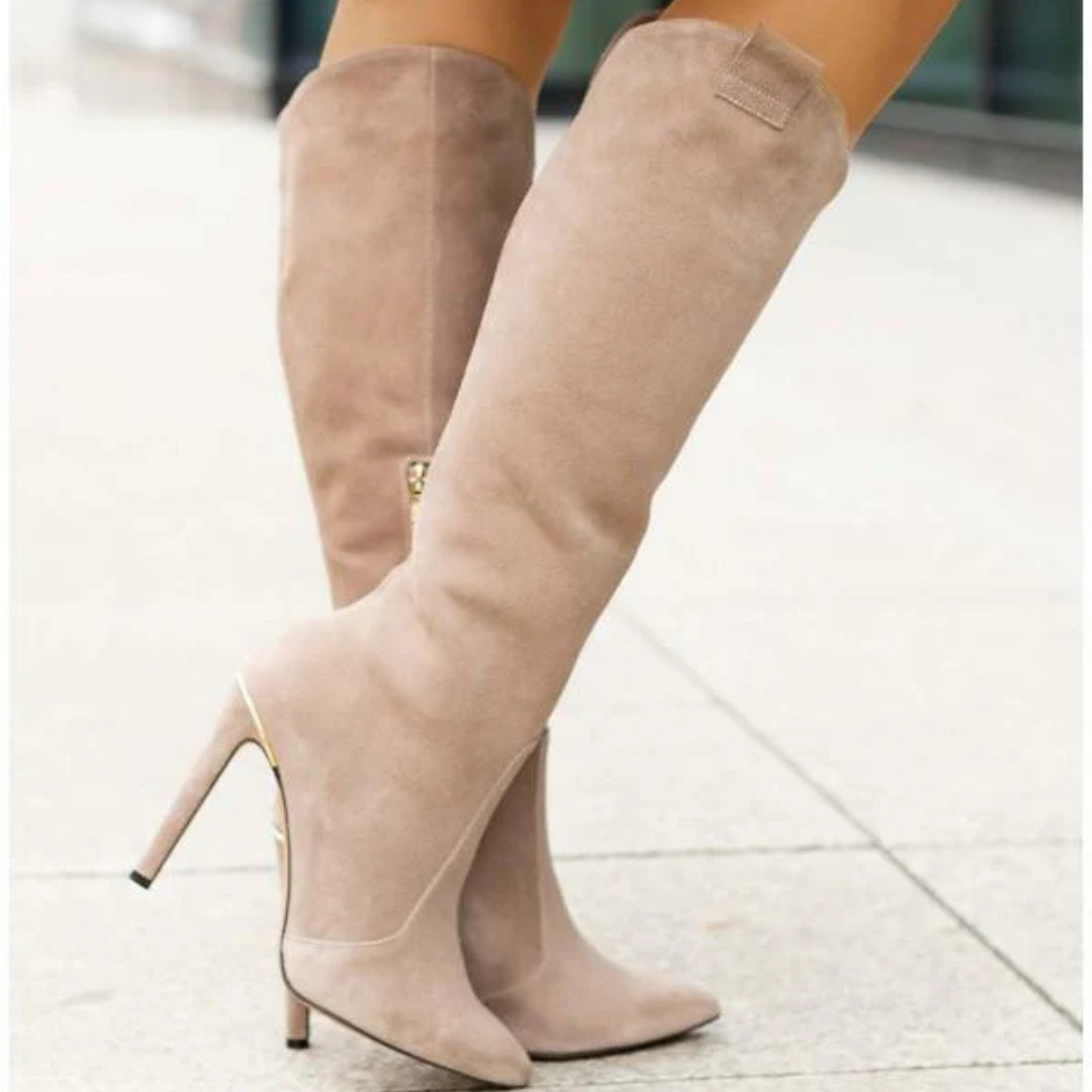 The Siena Suede Knee-High Boots
