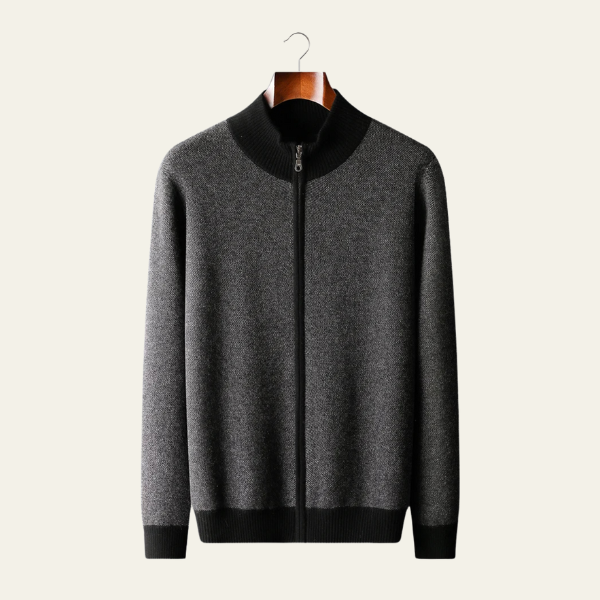 The Oslo Cashmere Zip Knit
