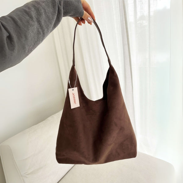 The Valencia Suede Hobo Bag
