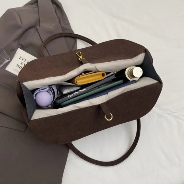 The Siena Suede Shoulder Bag