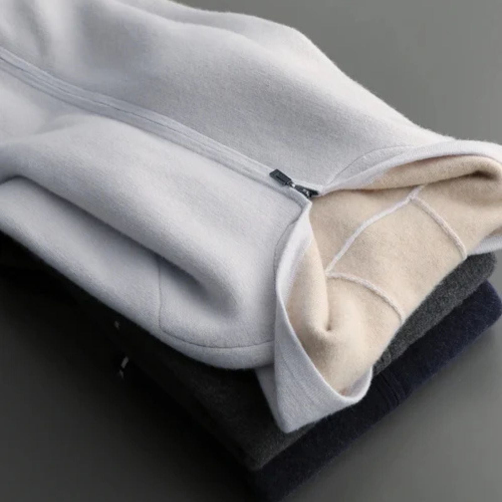 The Geneva Cashmere Zip Hoodie