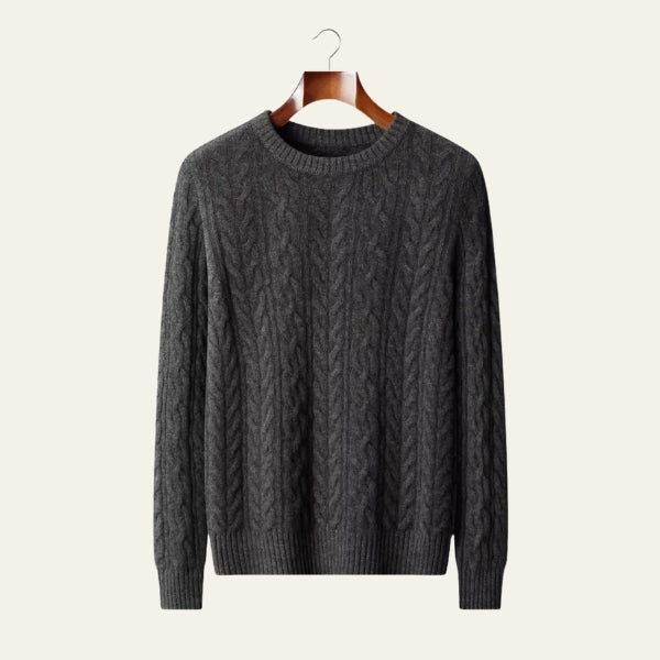 The Florence Merino Wool Cable Sweater