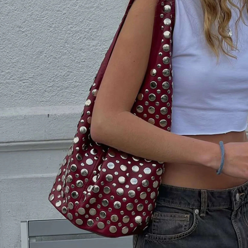 The Alexandra Woven Mini Hobo Bag