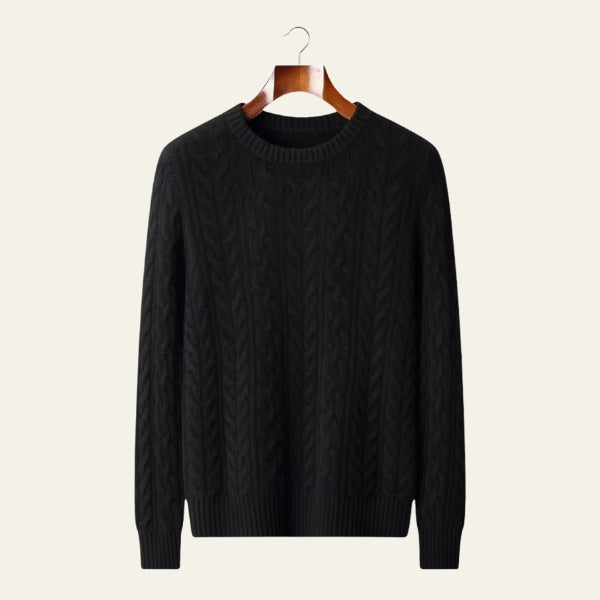 The Florence Merino Wool Cable Sweater