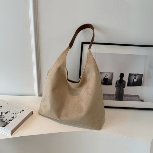 The Valencia Suede Hobo Bag