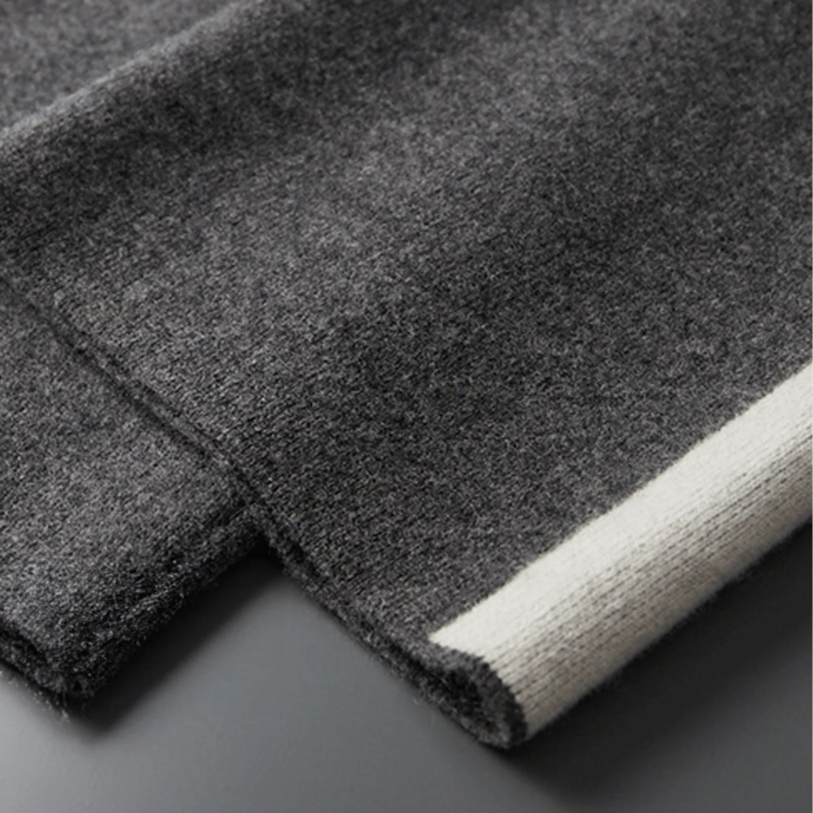 The Marseille Merino Wool Striped Straight-Leg Pant