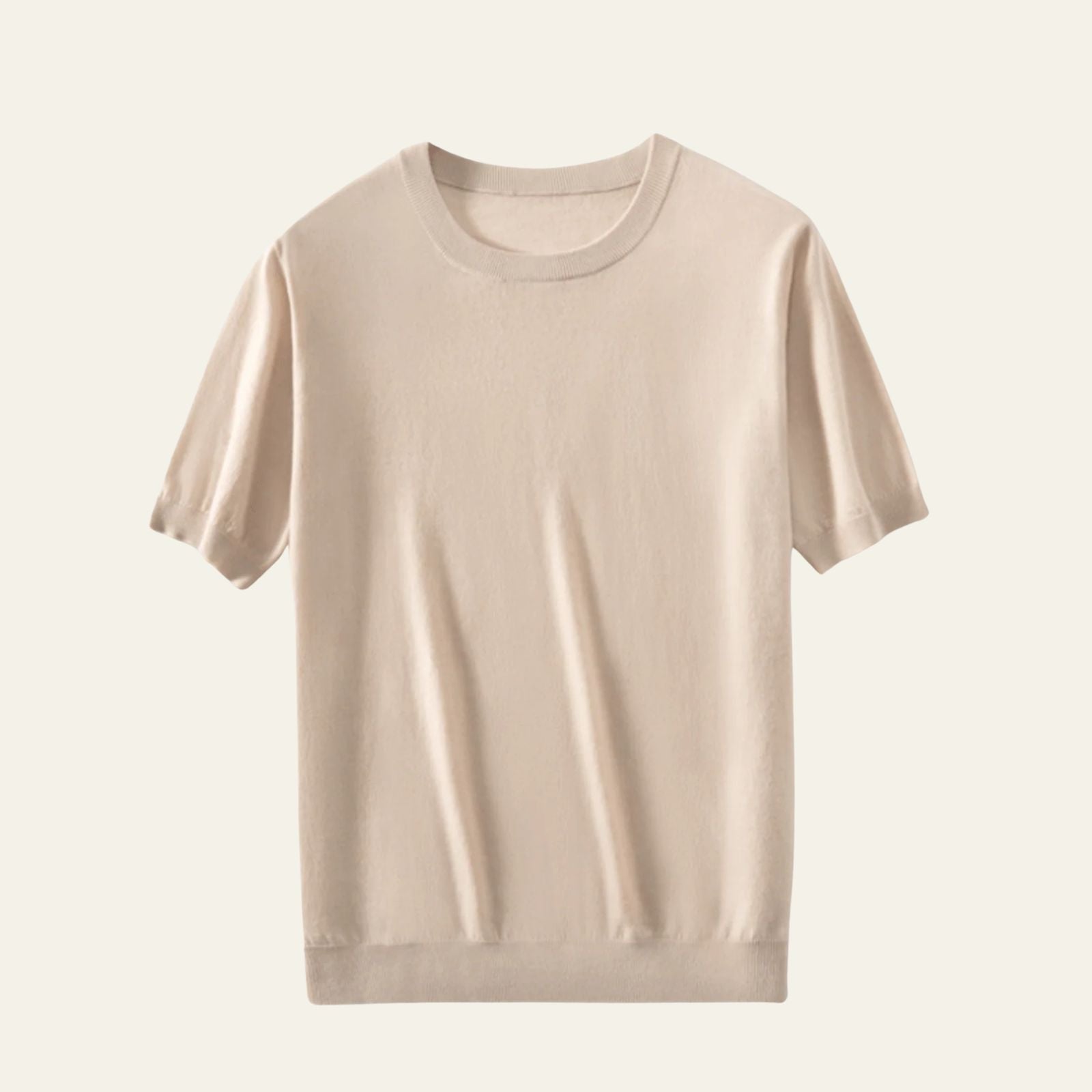 The Lisbon Wool Knit Casual T-Shirt