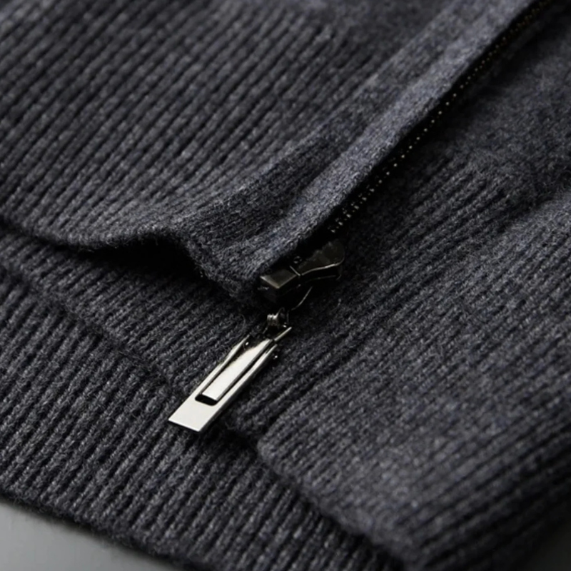 The Verona Cashmere Zip Hoodie