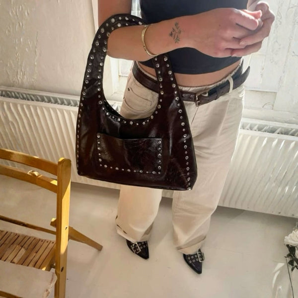 The Verona Studded Tote Bag