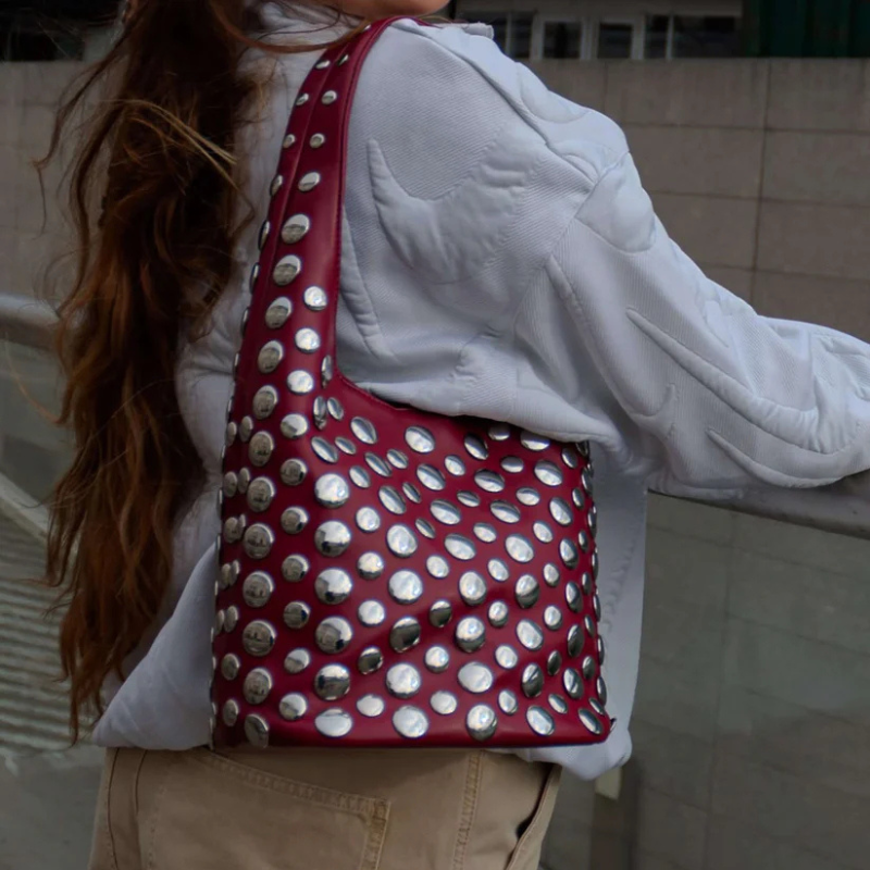 The Alexandra Woven Mini Hobo Bag