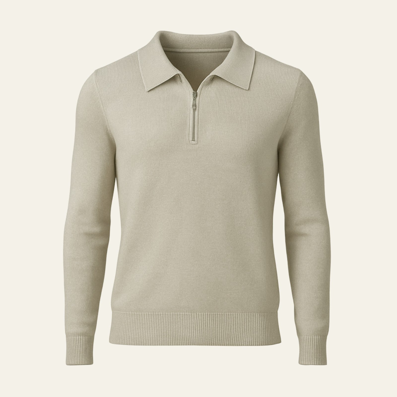 The Dubrovnik Knit Quarter Zip Polo