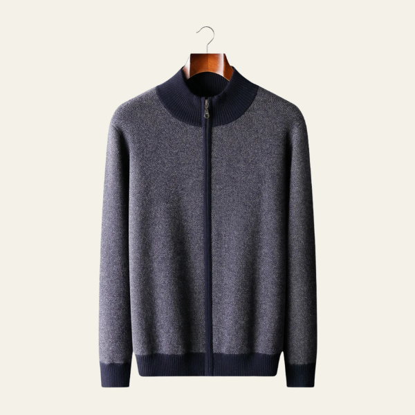 The Oslo Cashmere Zip Knit