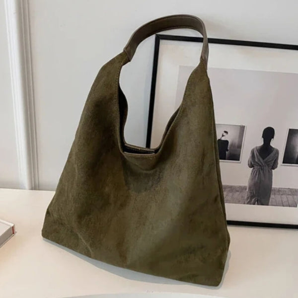 The Valencia Suede Hobo Bag