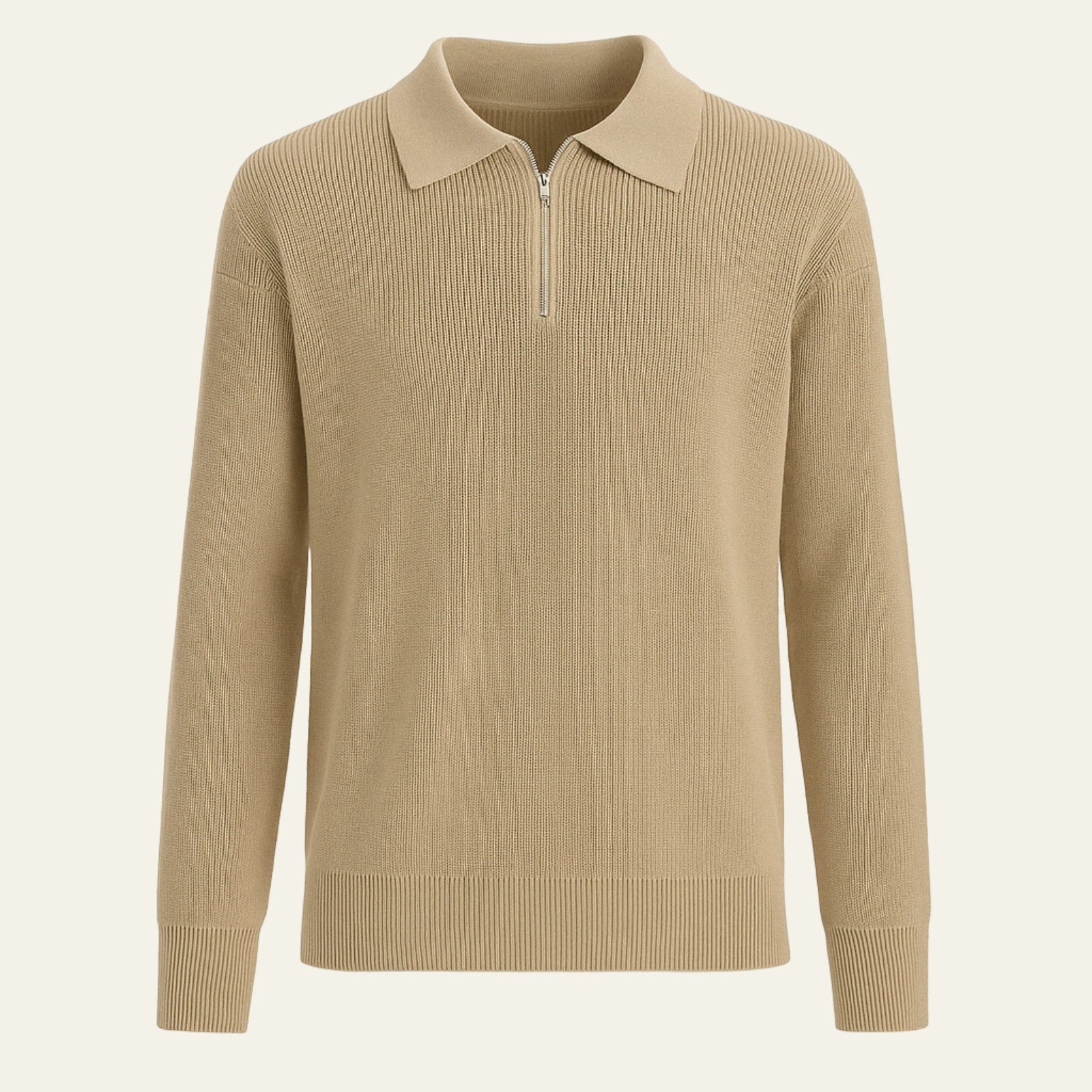 The Zurich Cable Quarter Zip Sweater