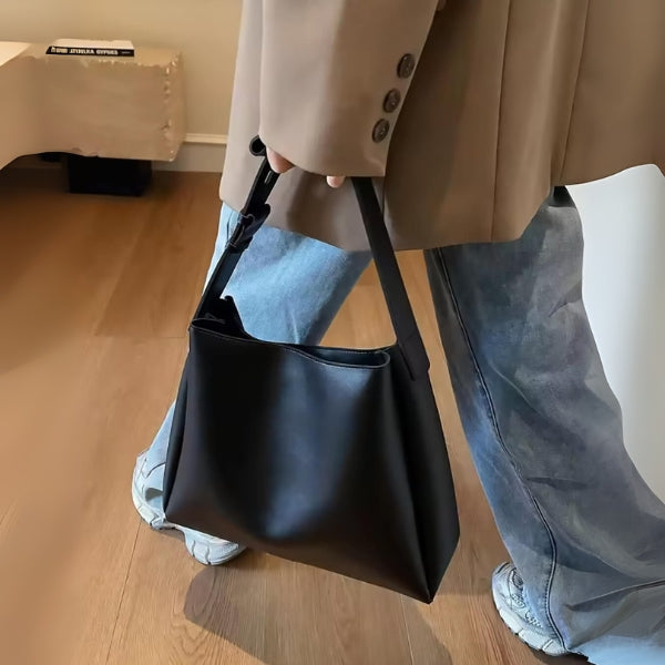 The Portofino Vegan Leather Shopper Bag