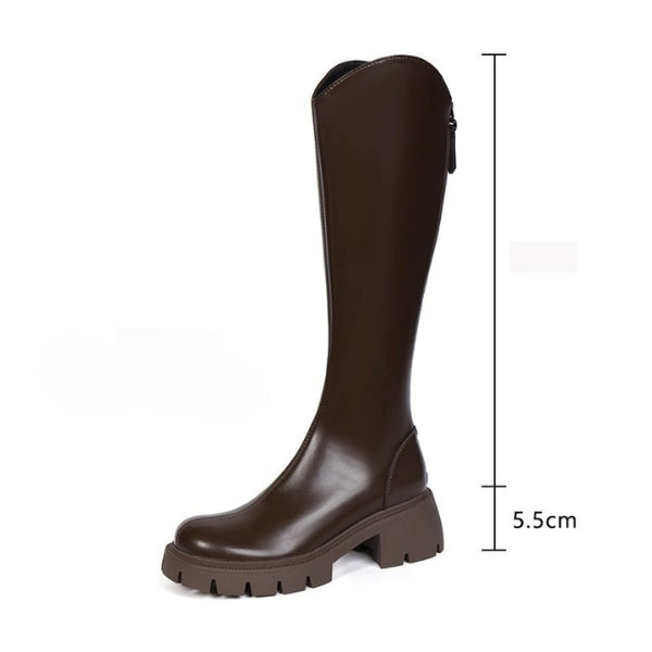 The Verona Leather Knee Boot
