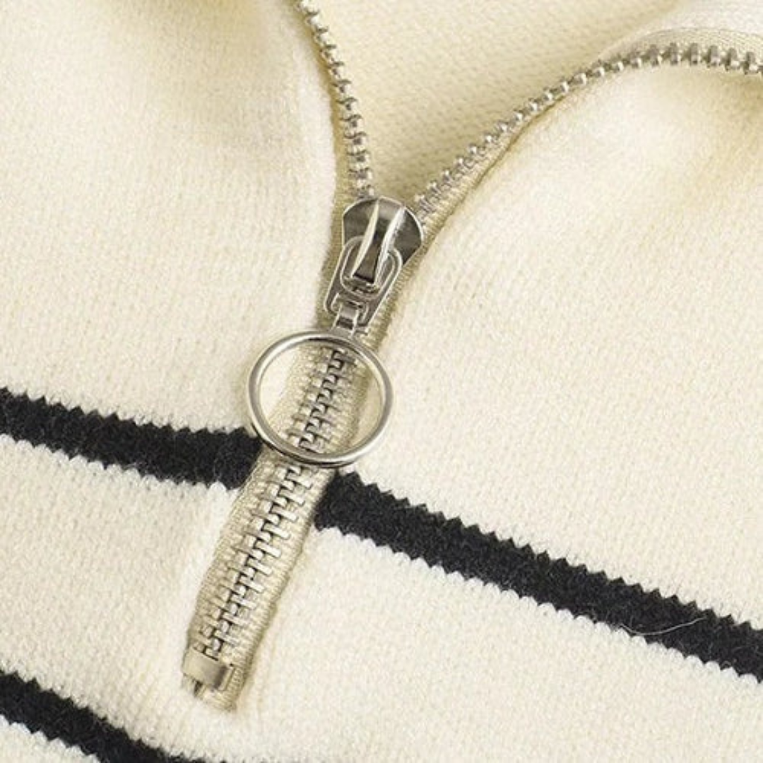 The Marseille Half Zip Knit