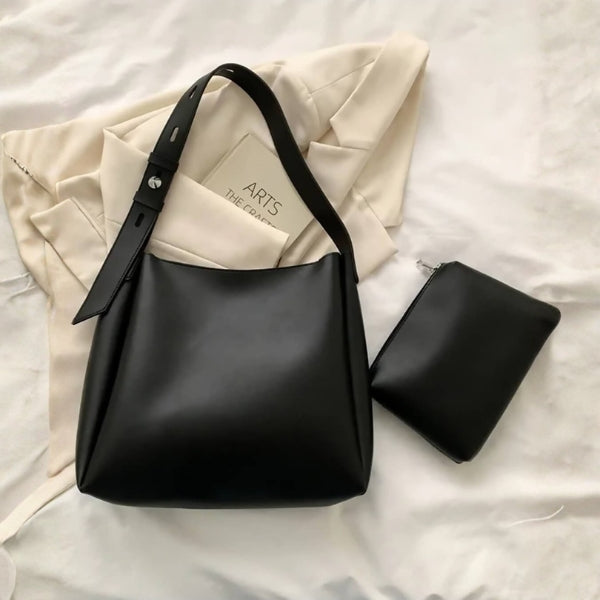 The Portofino Vegan Leather Shopper Bag
