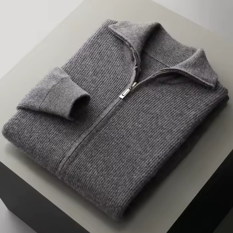 The Lucerne Cashmere Zip Vest