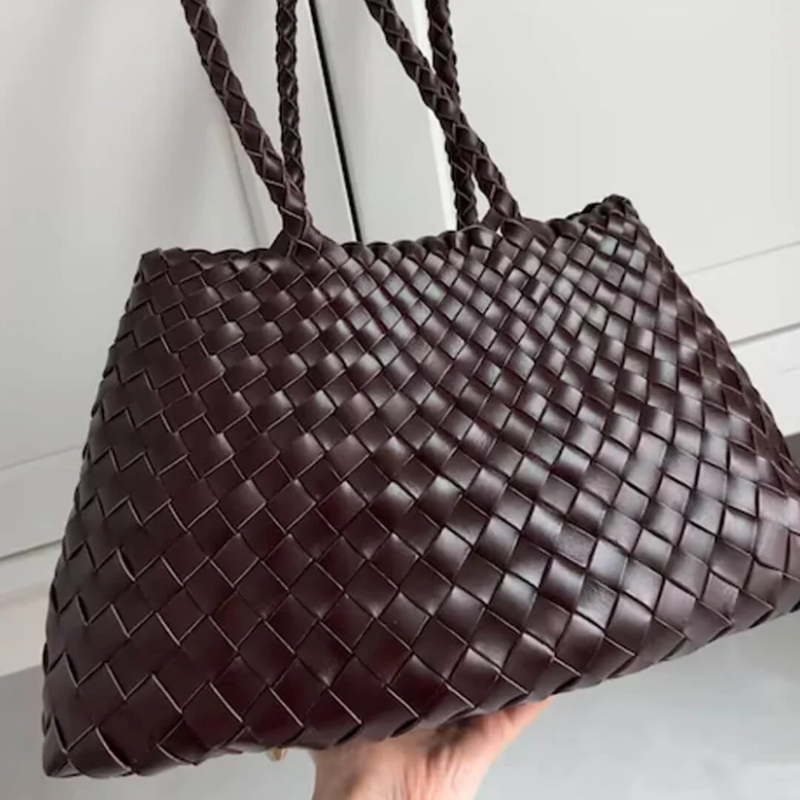 The Madeleine Woven Medium Tote