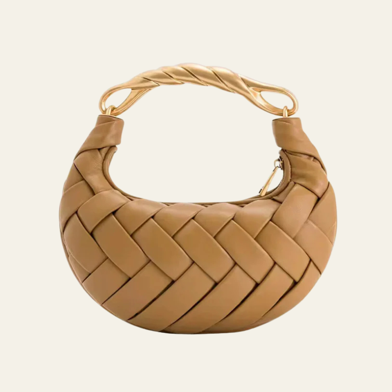 The Alexandra Woven Mini Hobo Bag