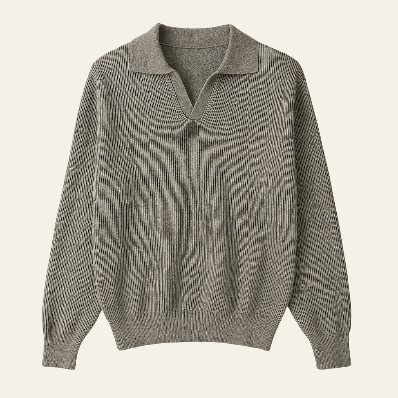 The Lugano V-Neck Knit Sweater Polo