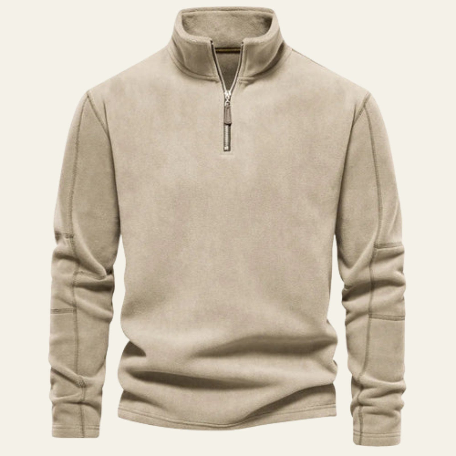 The Cannes Windbreaker Quarter Zip Sweater