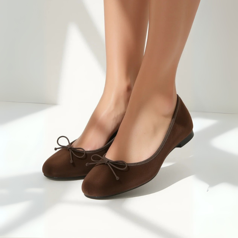The Lucerne Suede Ballet Flat