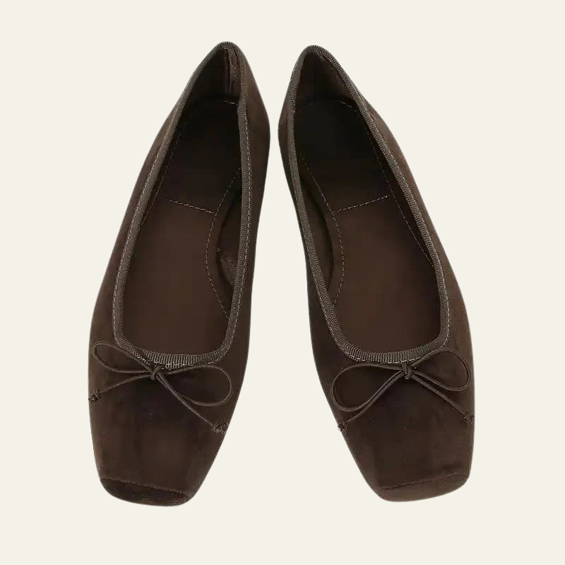 The Lucerne Suede Ballet Flat