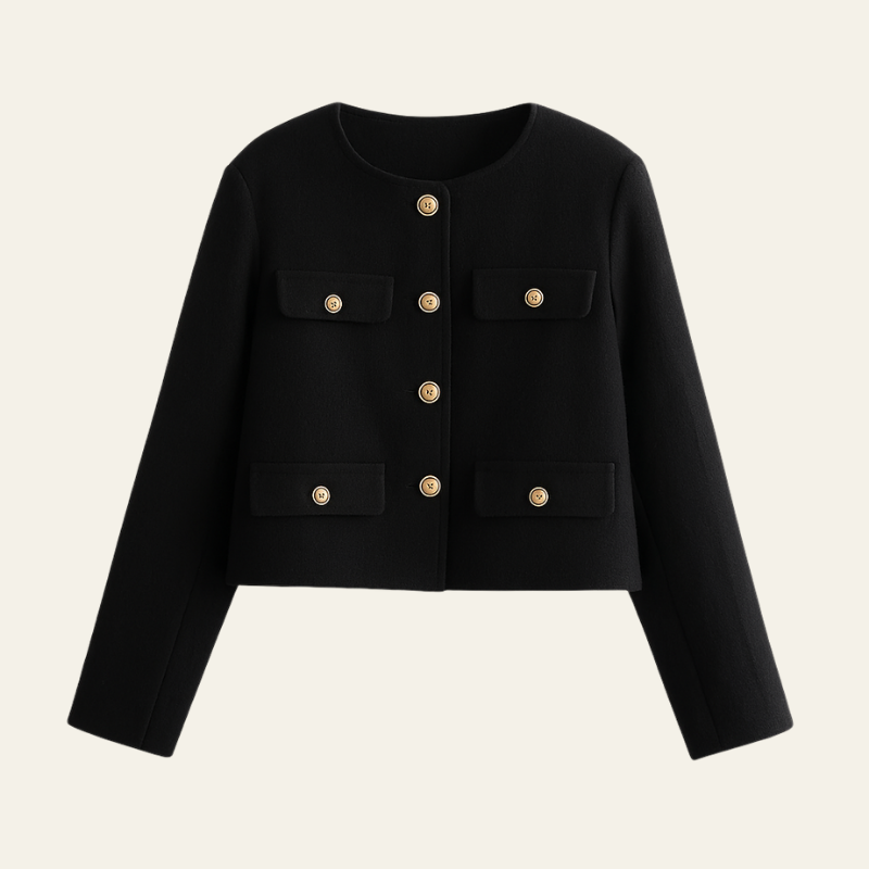 The Antwerp Wool Cropped Jacket