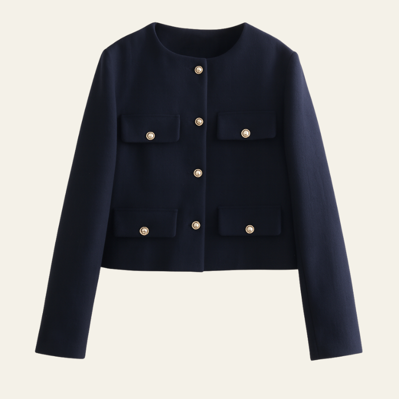 The Antwerp Wool Cropped Jacket