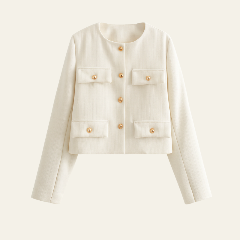 The Antwerp Wool Cropped Jacket