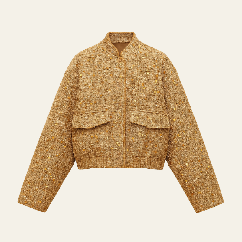 The Cannes Sequin Tweed Jacket