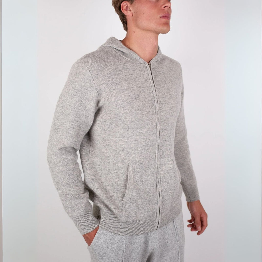 The Lucerne Merino Wool Zipper Hoodie