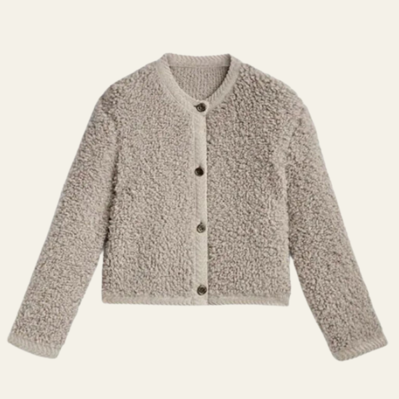 The Lucerne Shearling Cardigan