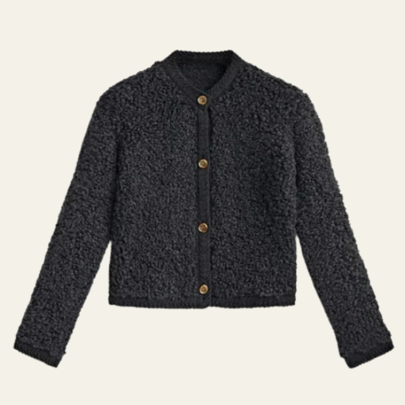 The Lucerne Shearling Cardigan