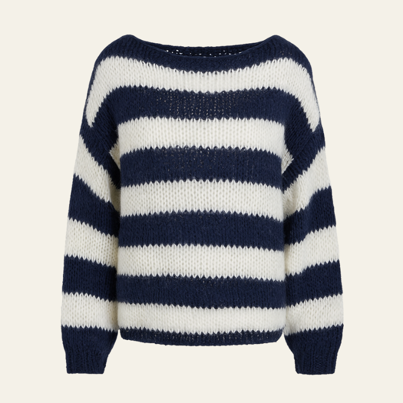 The Riviera Striped Knit Sweater