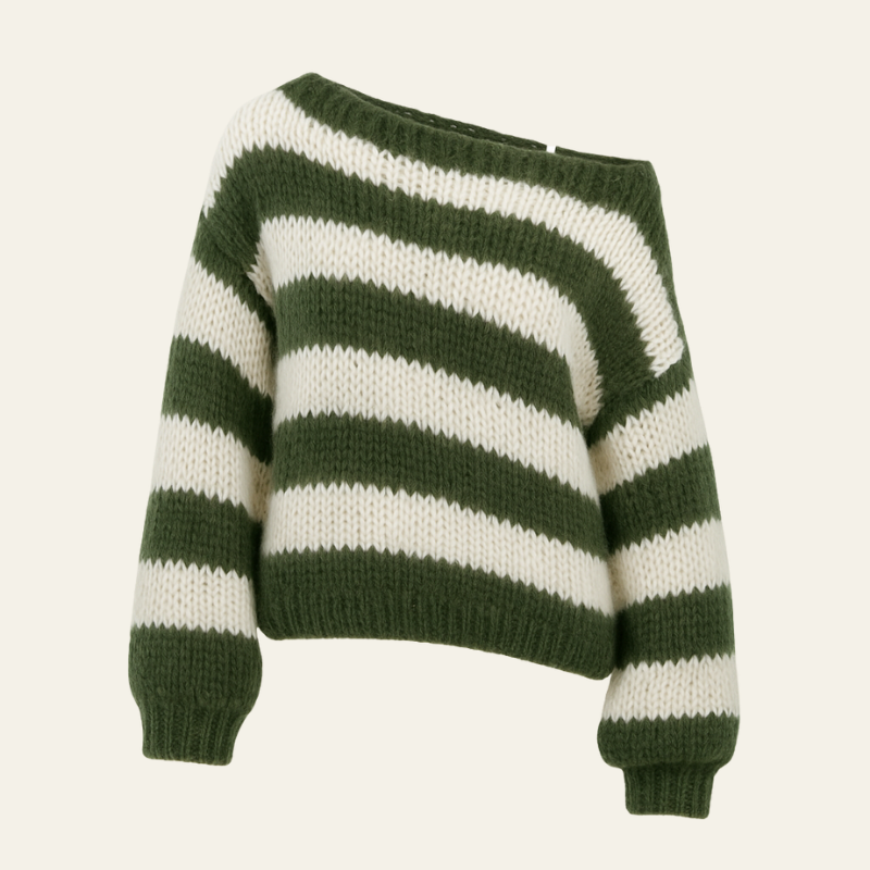 The Riviera Striped Knit Sweater