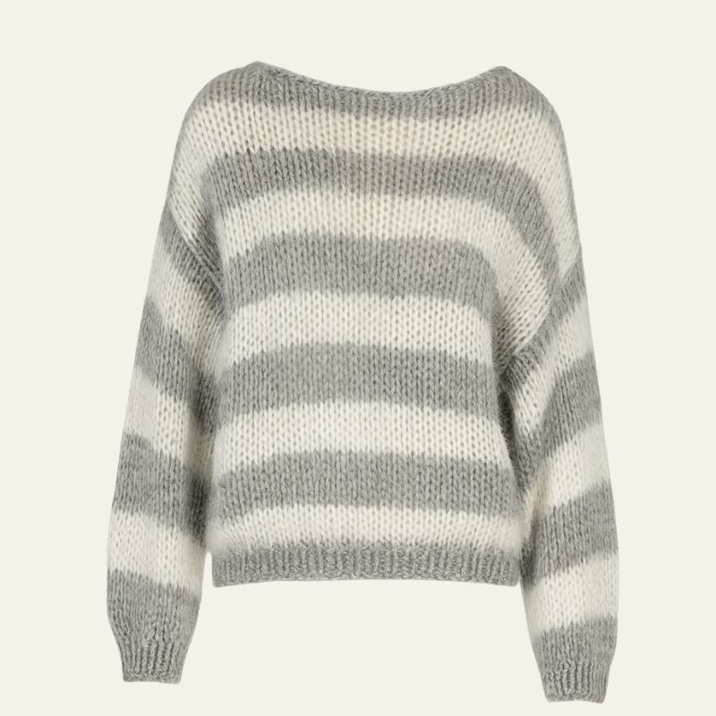 The Riviera Striped Knit Sweater
