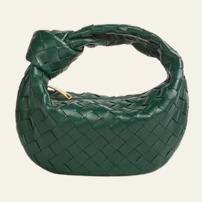 The Vienna Leather Woven Hobo Bag