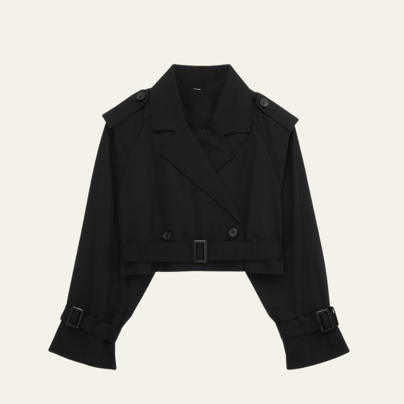 The Vienna Cropped Trench Jacket