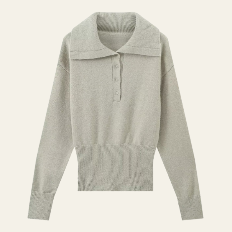 The Geneva Polo Knit Sweater
