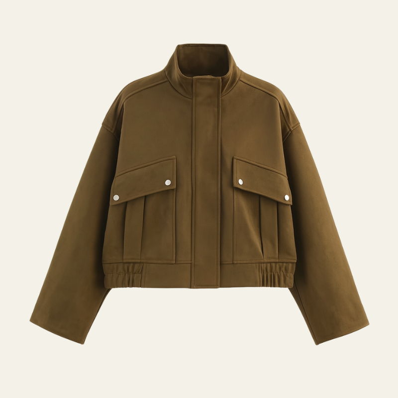 The Milan Suede Bomber Jacket