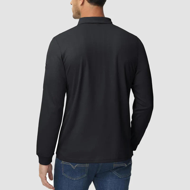The Monteverde Long-Sleeve Performance Polo