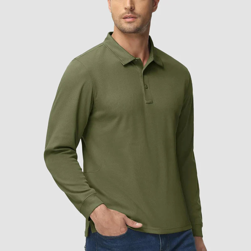 The Monteverde Long-Sleeve Performance Polo