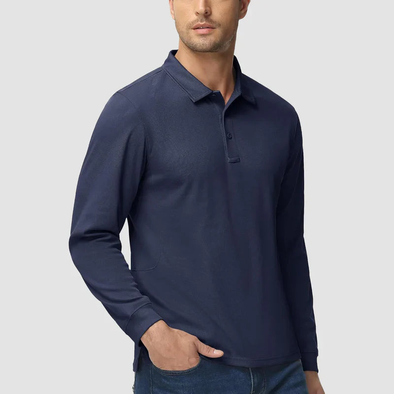 The Monteverde Long-Sleeve Performance Polo