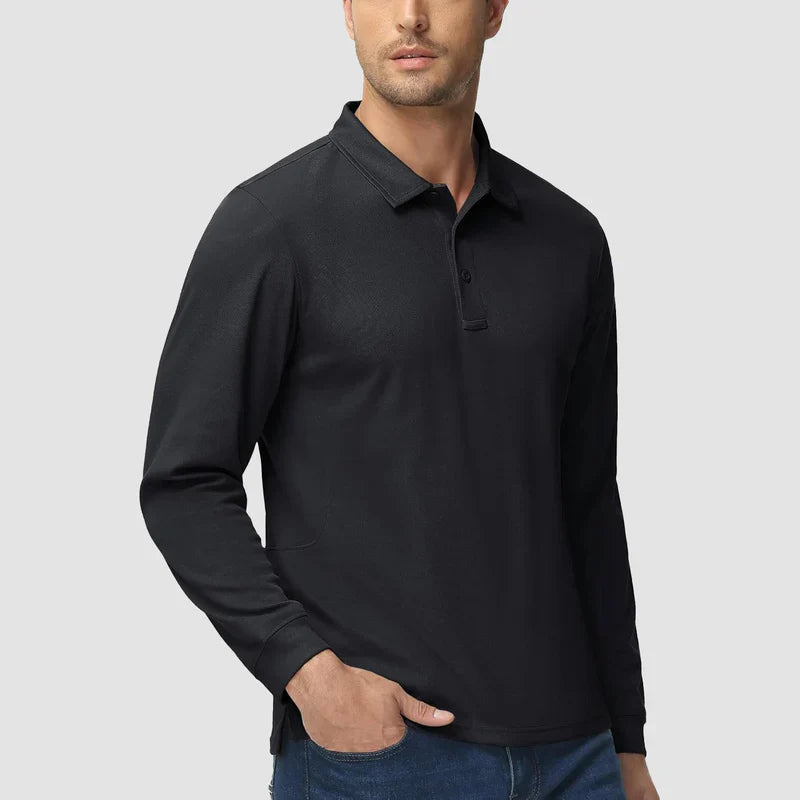 The Monteverde Long-Sleeve Performance Polo