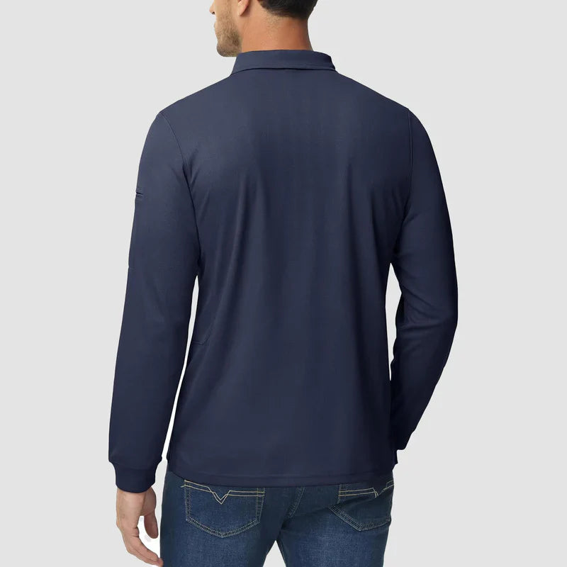 The Monteverde Long-Sleeve Performance Polo