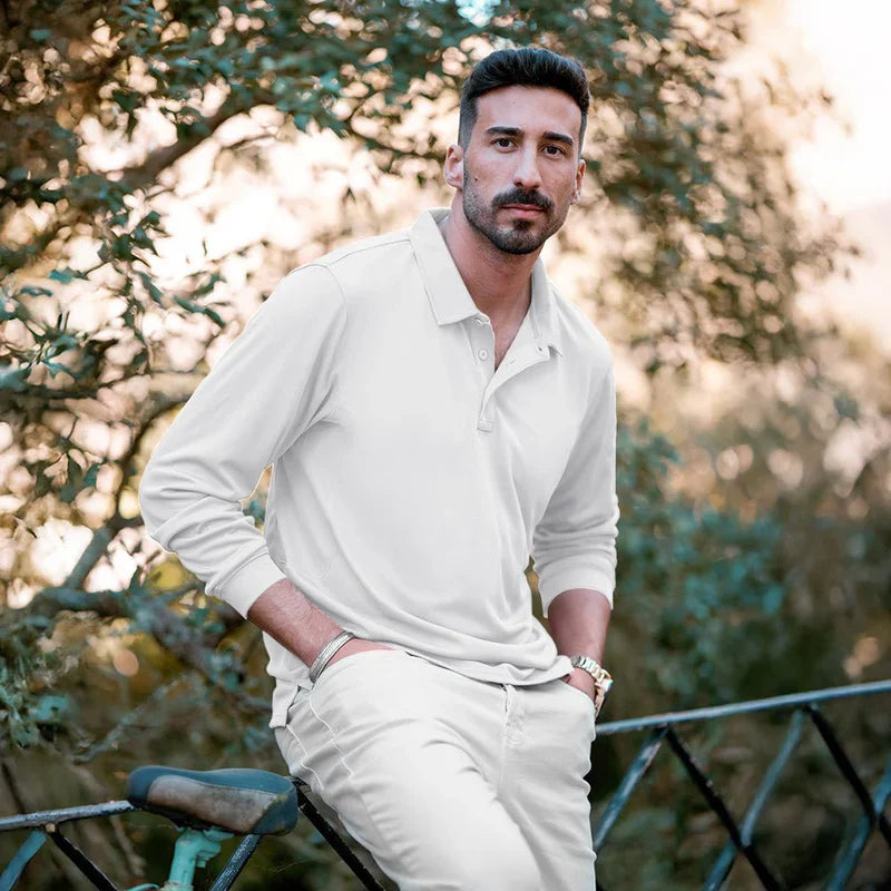 The Monteverde Long-Sleeve Performance Polo