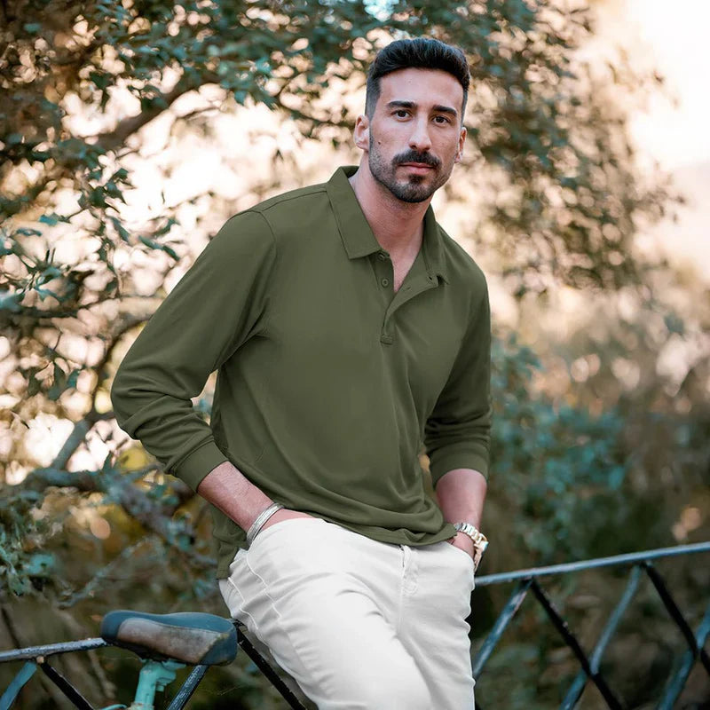 The Monteverde Long-Sleeve Performance Polo